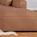 Jennifer Upholstered Ottoman Terracotta image