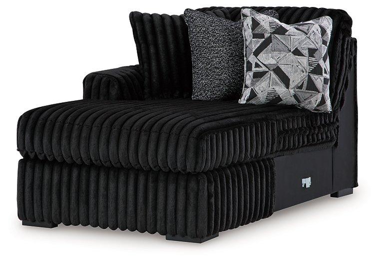 Midnight-Madness Sectional with Chaise Discounted