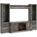 Wynnlow 4-Piece Entertainment Center with Electric Fireplace image