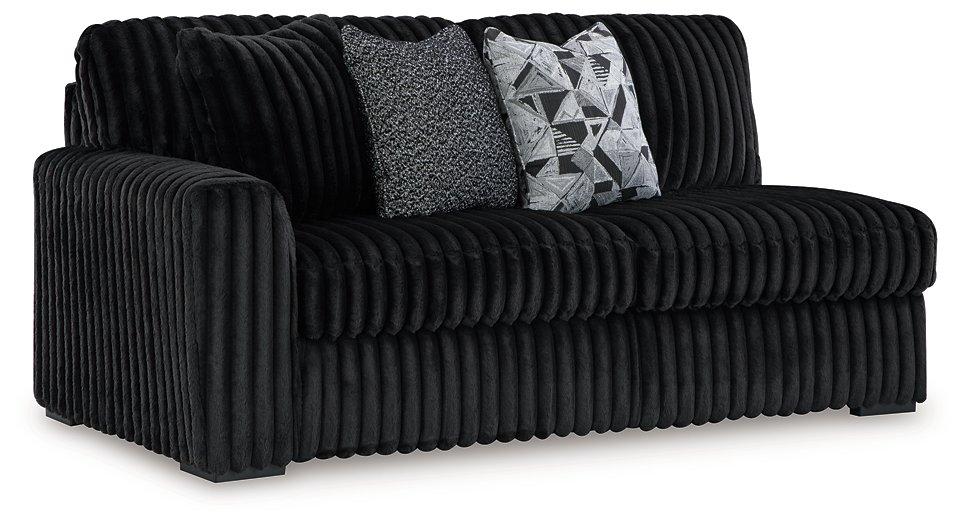 Midnight-Madness Sectional with Chaise Discounted