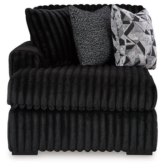 Midnight-Madness Sectional with Chaise Discounted