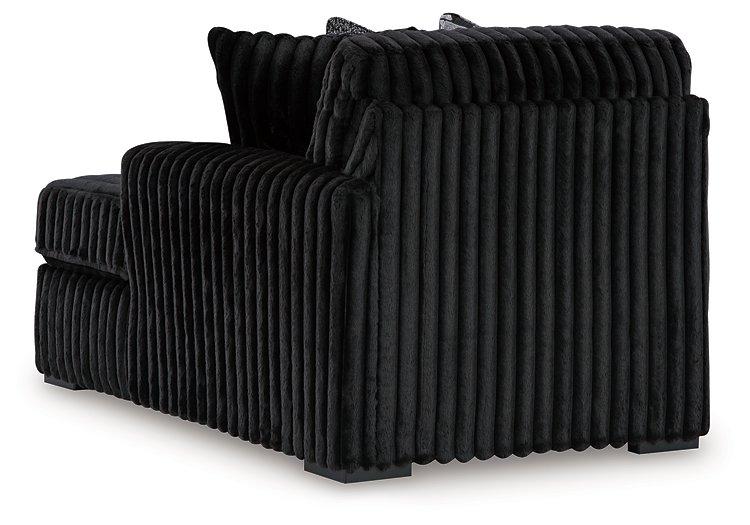 Midnight-Madness Sectional with Chaise Discounted