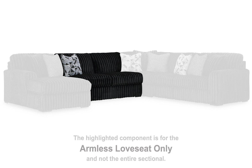 Midnight-Madness Sectional with Chaise Discounted