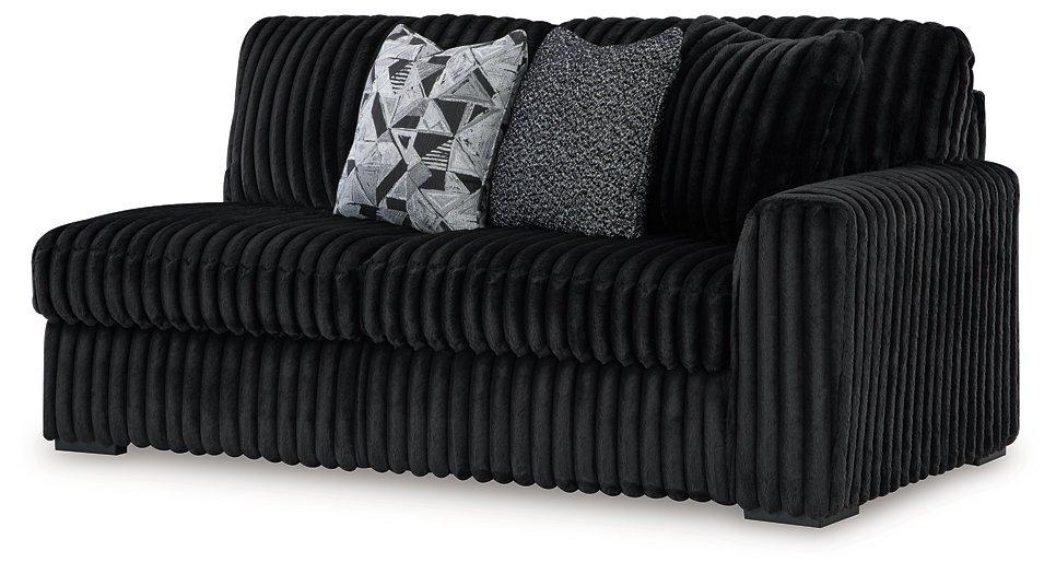 Midnight-Madness Sectional with Chaise Discounted