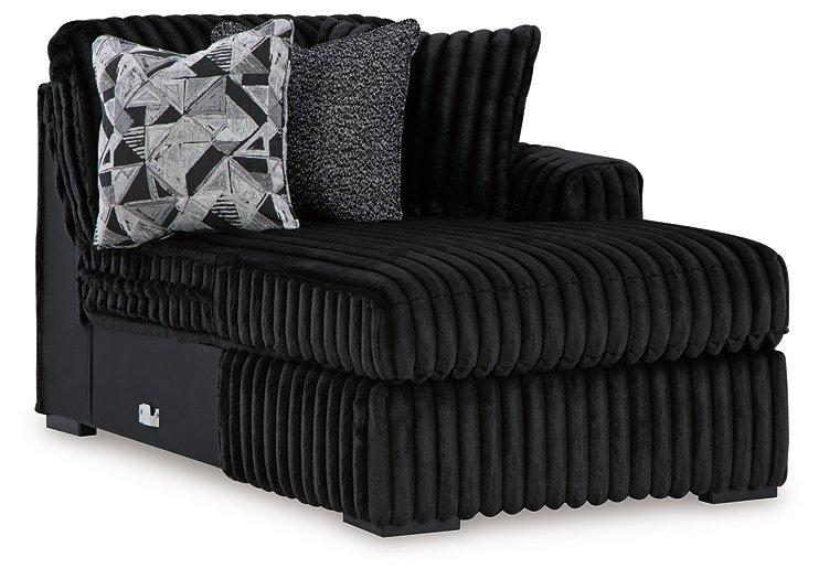 Midnight-Madness Sectional with Chaise Discounted