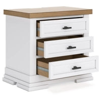 Ashbryn 3 drawer nightstand