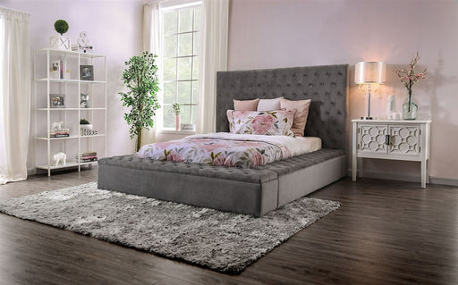 Gray Upholstery Frame by FOA - Jax Mattress (Jacksonville, FL)