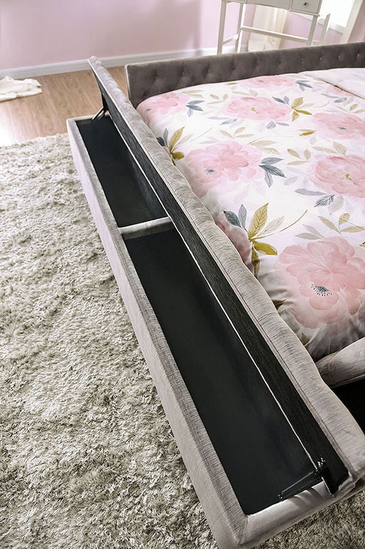 Gray Upholstery Frame by FOA - Jax Mattress (Jacksonville, FL)