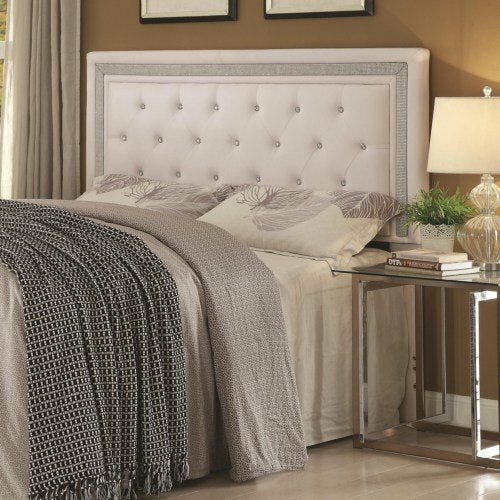 White Leather frame Diamonds - Jax Mattress (Jacksonville, FL)