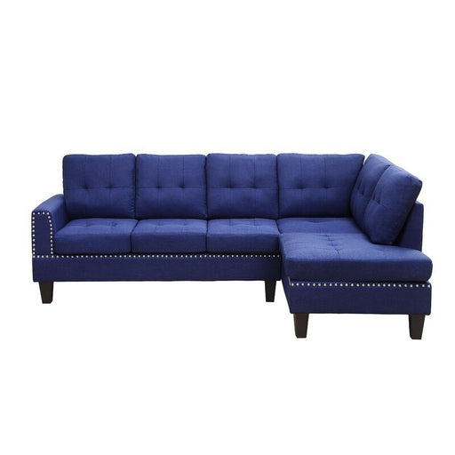 Sectional Sofa -Blue upholstery - Jax Mattress (Jacksonville, FL)